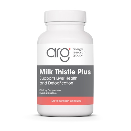 [BRSWIYT3CYBQAF3O] Allergy Research Group Milk Thistle Plus Supplement - Liver Health Support, Milk Thistle, Dandelion, Detox, Cleanse, Vegetarian Capsules - 120 Count