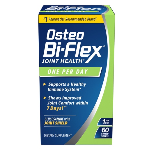 [BRSWI2T3A5YAKDD2] Osteo Bi-Flex One Per Day Vitamin D Supplement, Improve Joint Function, Support Bone and Immune Health, 60 Coated Tablets