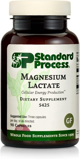 [BRSRAZYHOACA2CD6] Standard Process Bone and Muscle Support Bundle - Magnesium Lactate & Calcium Lactate Supplement Kit - Dietary Supplements Aid Bone Strength & Density - Supports Energy Production & Immune Health