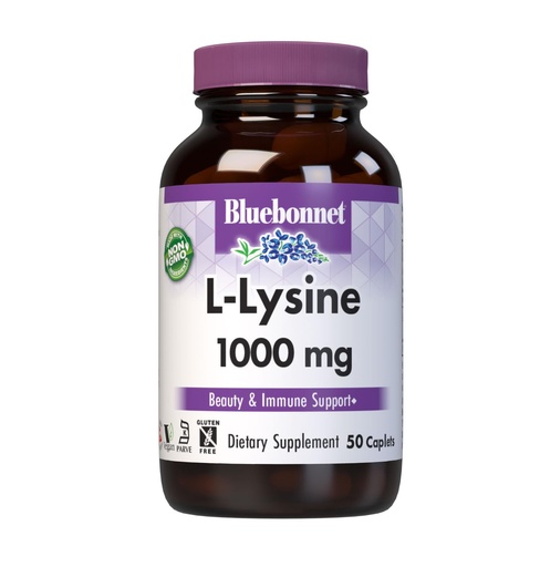 [BRSWIY33AABB6H3M] Bluebonnet L-Lysine 1000 mg Caplets, 50 Count