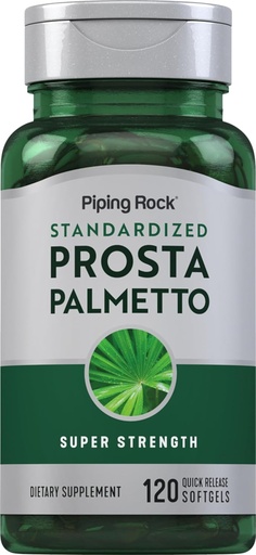 [BRSWIFDQAV4BQEI7] Piping Rock Saw Palmetto for Men and Women - 120 Softgels - Complex with Pumpkin Seed Oil ' Pygeum Extract - Extra Strength Prostate supplement - Non-GMO, Gluten-Free