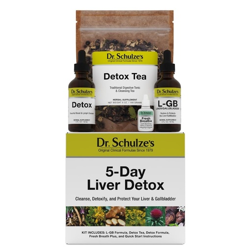 [BRSW2HA6AUPRAET4] Dr. Schulze's 5-Day Liver Detox - 5-Day Liver Cleanse Kit - Supports Healthy Digestion & Energy - Gallbladder Cleanse - Plant-Based Ingredients - Gluten-Free & Vegan