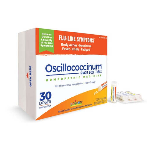 [BRSWIZLRCR4QKFTE] Boiron Oscillococcinum for Relief from Flu-Like Symptoms of Body Aches, Headache, Fever, Chills, and Fatigue - 30 Doses