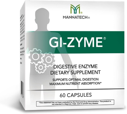 [BRSRMCT6AAHQAEIZ] Mannatech GI-Zyme 60 Capsules