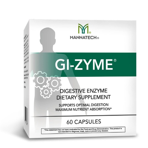 [BRSRMCT6AAHQAEIZ] Mannatech GI-Zyme 60 Capsules
