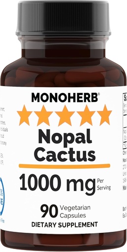 [BRSRAZTROYBA4EIU] Nopal Cactus 1000 mg - 90 Veg Kapseln