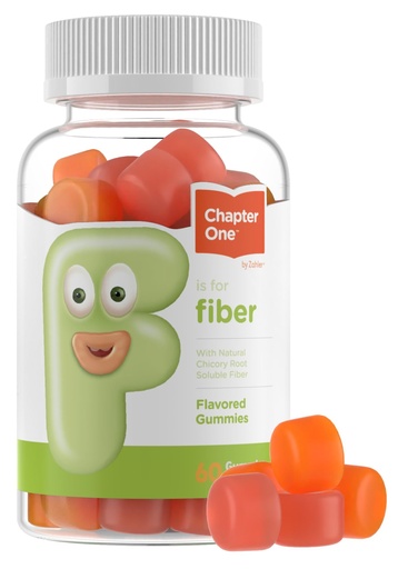 [BRSWGH3ROYJQIAL4] Zahler Chapter One Fiber Gummies - Soluble Fiber for Digestive Health Support - Flavored Gummies for Kids - Natural Chicory Root - Kosher, Dairy-Free, Gluten-Free & Vegetarian Friendly - 60 Count