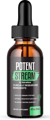 [BRSRAZT6CMJQ2336] NutraRize Potent Stream Drops, Advanced Prostate Supplement - Natural Support for Prostate Health, Maximum Strength, Reviews (30 Servings)