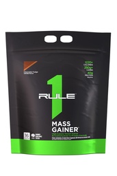 Rule 1 Proteins Mass Gainer - High-Calorie Weight Gain Formula with 1,220+ Calories, 250g+ Complex Carb Blend, 40g All-Whey Protein Per Serving (16 Servings, Chocolate Fudge)