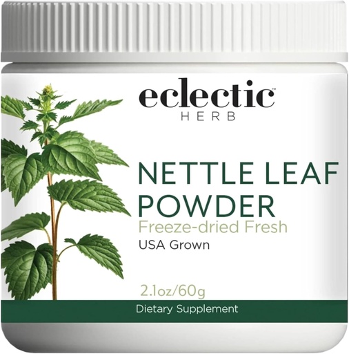 [BRSWIYD6BMGB6ALO] Eclectic Institute Raw Fresh Freeze-Dried Nettle Leaf Whole Food Powder | 2.1 oz (60 g)