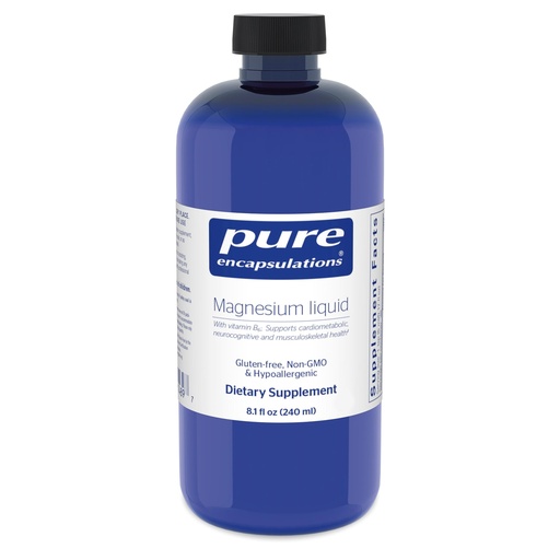 [BRSWIFY4AIGBACIZ] Pure Encapsulations Magnesium Liquid | Hypoallergenic Combination to Support Musculoskeletal and Cardiometabolic Health | 8.1 fl. oz.