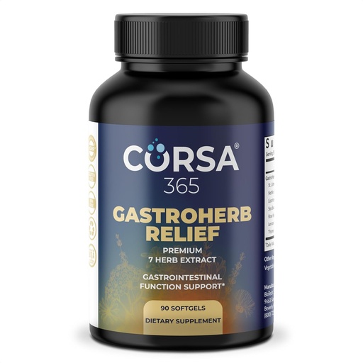 [BRSROZA7OAPWGDIV] Gastroherb Relief 7 Herbs Extract - Immune Support Supplement Digestive Healthy Gut - Immunity Supplement for Men and Women - Natural St Johns Wort, Licorice Root, Rose Hip Oils - 90 Softgels