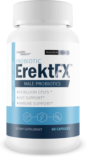 [BRSRMGL3OIHRUE3H] Probiotic ErektFx - Male Probiotics - Lift Your Gut Health to Support Your Overall Mind & Body - Over 40 Billion CFU’s of Probiotics Formulated for Men - Support Improved Overall Health