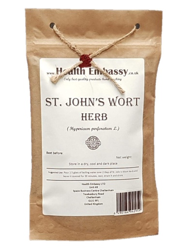 [BRSWGEIHAAIWM3AV] Health Embassy St. John's Wort Herb Tea | Hypericum Perforatum L | Herbal Tea (100g)