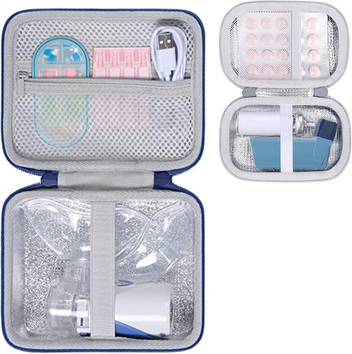 [BRSRO232PJ5WME32] Aenllosi Hard Case for Asthma Inhaler and Portable Nebulizer