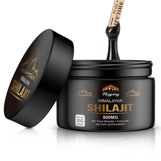 [BRSRAFAHB55AYELJ] Shilajit Pure Himalayan Organic Resin - 800mg Gold Grade Shilajit Resin with Fulvic Acid & 85+ Trace Minerals Complex for Energy, Strength & Immunity, Shilajit for Men & Women, 800mg