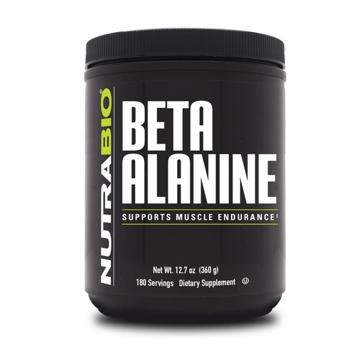 [BRSWIFYBBQNA4CQZ] NutraBio Beta Alanine Pre-Workout Supplement - Beta Alanine Powder- 360g Powder