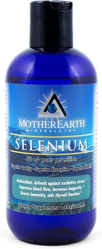 [BRSWIZQZB4JR2CA3] Mother Earth Minerals - Selenium - Promotes Normal Body Growth, Supports Fertility, Encourages Tissue Elasticity, Potent Antioxidant - 8 Ounce 96 Servings