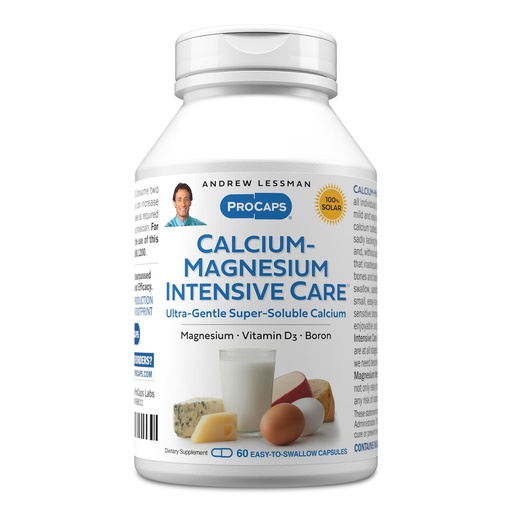 [BRSWI2QGBZ4BUEAZ] ANDREW LESSMAN Calcium Magnesium Intensive Care 60 Capsules - Bone and Skeleton Health Essentials. Easy to Swallow Capsules, Super Soluble Fine Powder. Gentle to Even The Most Sensitive Stomachs