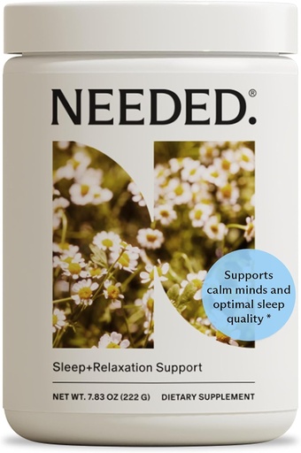 [BRSW2AQZCMIQ4337] Necesitado. Apoyo para el sueño y la relajación - Chamomile Powder para la relajación y la pólvora de magnesio para el soporte para el sueño, seguro y eficaz Nutrientes " Botánico Blend for Calm Sleep Supplement - 30-Day Supply