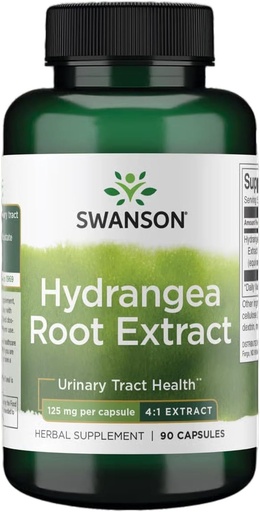 [BRSWGEL4OYJR4DLP] Swanson Hydrangea Root Extract - Herbal Supplement Promoting Traditional Urinary Tract Health - May Support Prostate Health for Men - (90 Capsules)