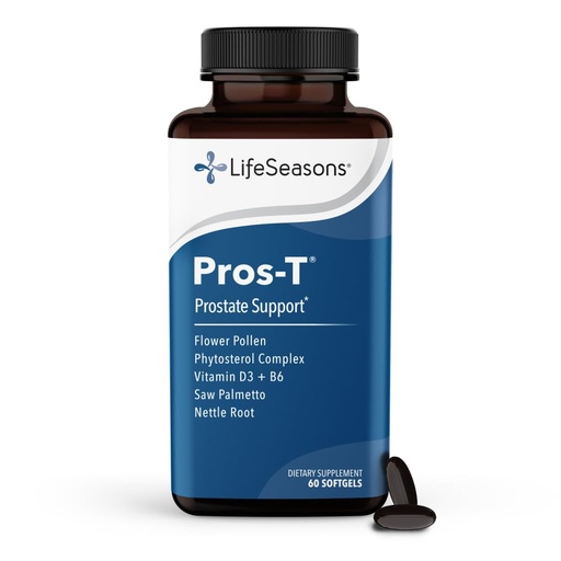 [BRSWEBI7OUPQO333] Pros-T - Prostate Support Supplement - Saw Palmetto, Phytosterol, Zinc, Nettle, Vitamin D-3 & B6 - Promote Healthy Prostate Function & Normal Urinary Flow - Improve Tissue Integrity - 60 Softgels