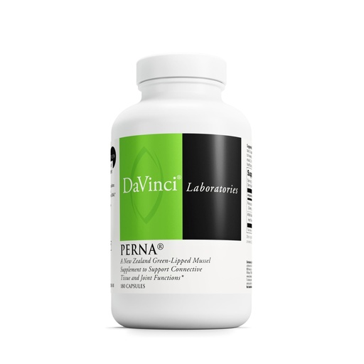 [BRSWIYTYO4ORWET2] DAVINCI Labs Perna - Helps Support Joint Health with New Zealand Green Mussel, a Source of Omega-3, 6, 9 Fatty Acids, Glucosamine & Chondroitin - 180 Capsules (90 Servings)