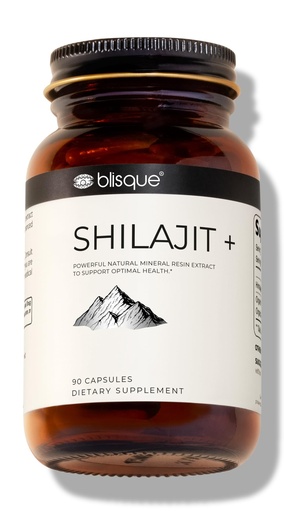 [BRSROAT2OJ7AA3T6] Blisque – Pure Himalayan Organic Shilajit Resin Extract Capsules | Authentic and Natural | Golden Grade A | Contains Fulvic Acid and Trace Minerals | 90 Capsules