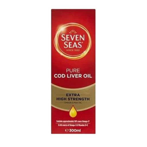 [BRSWIY32AR5B2A3C] Seven Seas Pure Cod Liver Oil Extra High Strength 300ml