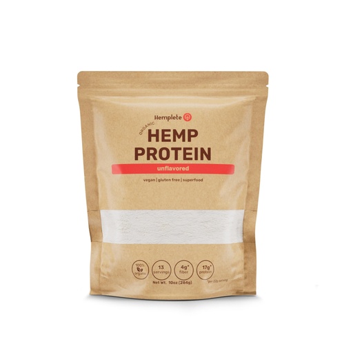 [BRSWGHYBAR6GK3Q3] Hemp Vegan Protein Powder, Unflavored Vegan Powder with Plant Protein for Muscle Building and Optimized Recovery, Contains All 9 Essential Amino Acids, Clean & Planet-Loving, 10 Ounces