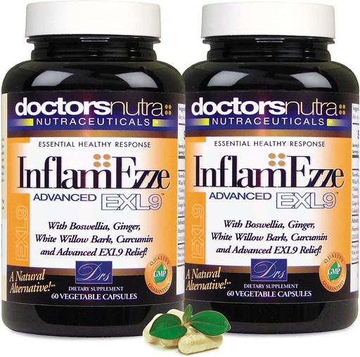 [BRSWIHIAOYOGMD3M] InflamEzze Pack of 2 - Total 120 Count Capsules