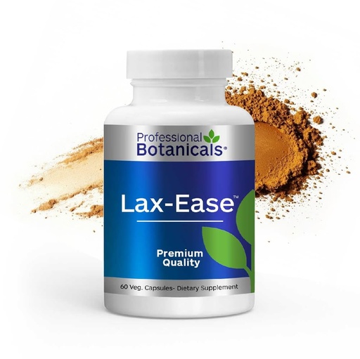 [BRSWIZAMAAFR2EDK] Professional Botanicals Lax Ease – Gentle Botanical Digestive Support for Healthy Bowel Regularity & Natural Elimination – 90 Capsules