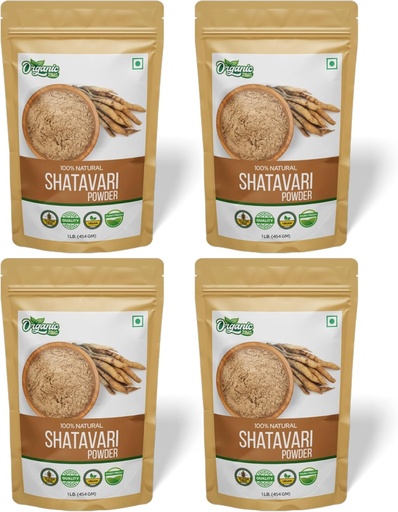 [BRSROGT2OF6QA3TL] Embrace Your Vitality: Nourish Your Feminine Essence with Shatavari Powder Organic Blend - 16 Ounces (Pack of 4) - A Pure and Natural Ayurvedic for Holistic Women's Health Support