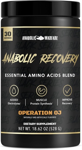 [BRSRMYY7C4AQMEY6] Anabolic Recovery, Essential Amino Acids, Post Workout Recovery, Premium Hydration, Build Muscle* (Operation OJ, 30 Servings)