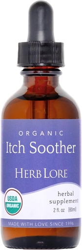 [BRSRAGIYAUPGECA6] 허브 로레 유기농 이치 소기타 탄약 - Soothes Itchy Pregnancy Skin & Rash, Liquid Milk Thistle, Dandelion & Yellow Dock Liver Support Supplement Drops (2 fl oz)