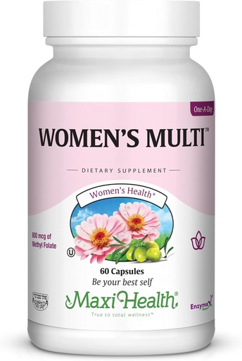 [BRSWGAQ5CUIGCE3Z] Womens Multivitamin – Essential Multivitamin for Women with 23 Key Vitamins C, D, B6, B12, Calcium, Probiotics, Biotin & More – Energy, Skin, Nails & Gut Health Support – Kosher (60 Capsules)