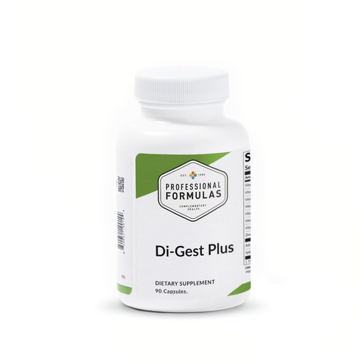 [BRSWK234BUHBWC3Y] Professional Formulas Di-Gest Plus - Betaine, L-Glutamic Acid, Pancreatin, Papain and Pepsin for Healthy Digestion, Nutrient Absorption, and Gut Lining - Hypoallergenic, Gluten Free, 90 Capsules
