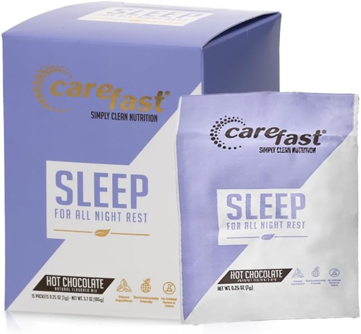 [BRSWY2T6BUBGYH3F] Sleep - Hot Chocolate Drink Mix - Natural Sleep Supplement - Box of 15 Packets