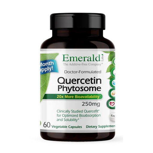 [BRSW2GALOIHQY3LA] EMERALD LABS Quercetin Phytosome - Quercetin Complex for Immune Support - Vegan & Gluten-Free - 60 Vegetable Capsules