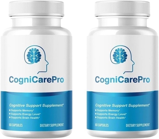 [BRSRAGALCADRUF3A] (2 Pack) Cogni Care Pro Brain Booster Pills Brain Fog & Memory Loss 120