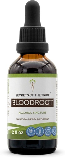 [BRSWGYI6BEPWEETH] Secrets of the Tribe Blue Cohosh Alcohol Tincture (Glycerite) 659 mg Responsibly farmed Blue Cohosh (Caulophyllum thalictroides) Dried Root (2 Fl Oz) Women's Health Supplement