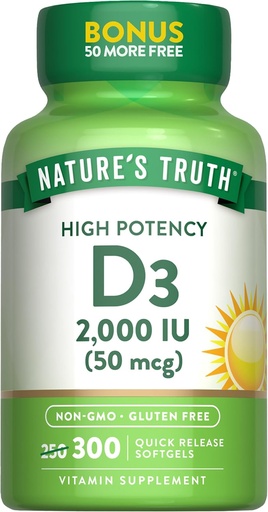 [BRSWKFA6CIHAY3L6] De waarheid van de natuur Vitamine D3 2000 IE 