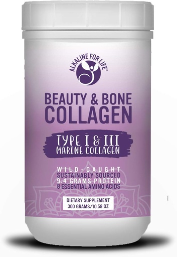 [BRSWGCYFOQCAIGQU] Beauty & Bone Marine Collagen | 8 Essential Amino Acids | 9 Grams Protein | 30 Day Supply