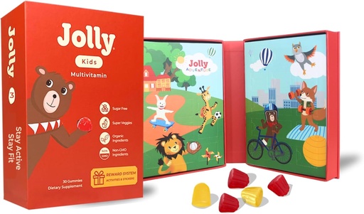 [BRSRABT4BEHRUFDL] Jolly Adventure®: The Best Kids’ Vitamins for Healthy Bodies Paired with Fun Daily Activities for Developmental Success - Topic: Help Kids Love Exercise & Stay Fit