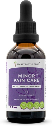 [BRSWEC34BMHQKG36] Minor Pain Care Alcohol-Free, Glycerite Frankincense, Turmeric, White Willow, Beet Root, Green Tea, Feverfew. Tincture, Herbal Extract Musculoskeletal Pain Formula 2 OZ