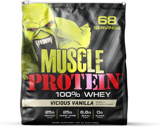 [BRSWIBYZAV4B2EIZ] COLOSSAL LABS Proteina musculara Whey pulbere [5 lbs / pachet de 1]