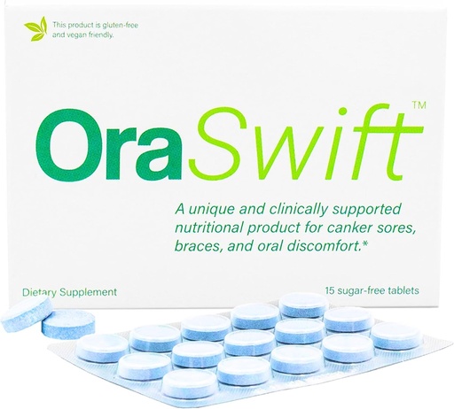 [BRSWGGQCB4HRSH3O] All Natural Canker Sore Medicine and Mouth Sores Relief | Effective for Ulcers, Cold Sores, Dry Mouth, Stomatitis, Gingivitis | Supports Fast Healing of Mucosal Lining in The Mouth