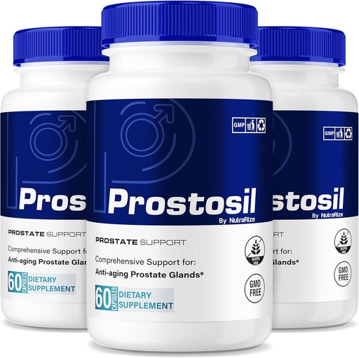 [BRSRA2YQAACGO3D6] (3 Pack) Prostosil Capsules, All Natural Formula For Prostate Health Support, Maximum Strength Herbal Supplement for Control and Overall Health, Prosto sil Vitamin Pills Official Review (180 Capsules)
