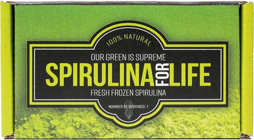 [BRSWYZQ7BMHGECDB] Spirulina 7 Stick Pack 7 День Постачання Spirulina Live Flash Заморожені 100% Pure Grown in Alkaline Water Grown, Harvested і Заморожені в США