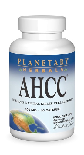[BRSWIYD6DF4WG2D6] Planetary Herbals AHCC 500mg - 60 Capsules